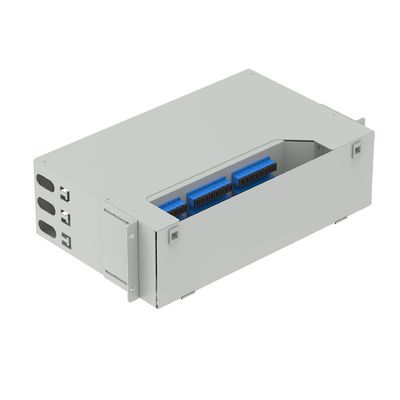 FTTX Cornice ottica di distribuzione da 19 pollici con pannello a patch oscillante SC UPC Tipo ODN