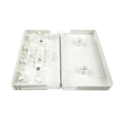 ABS 2-Core Plastic Fiber Optic Faceplate Socket Panel per rete FTTX interna