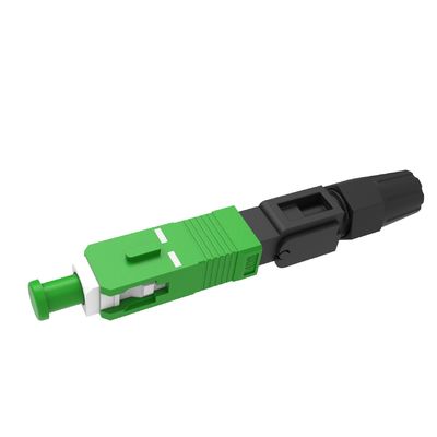 Simplex SC Fiber Optic Fast Connector UPC lucidato per l'assemblaggio di campo FTTH in rete
