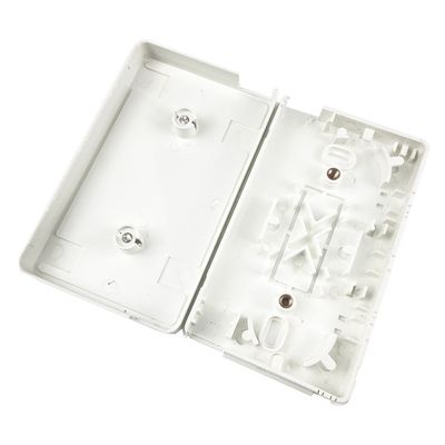 ABS 2-Core Plastic Fiber Optic Faceplate Socket Panel per rete FTTX interna