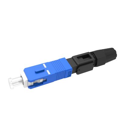 Simplex SC Fiber Optic Fast Connector UPC lucidato per l'assemblaggio di campo FTTH in rete