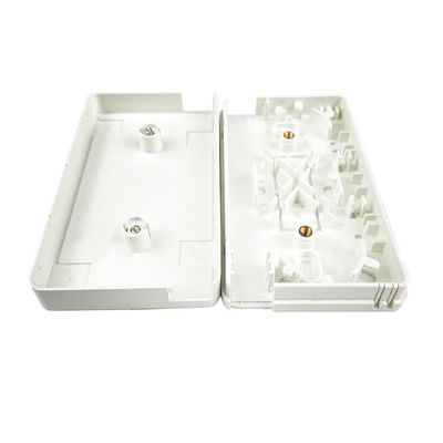 ABS 2-Core Plastic Fiber Optic Faceplate Socket Panel per rete FTTX interna