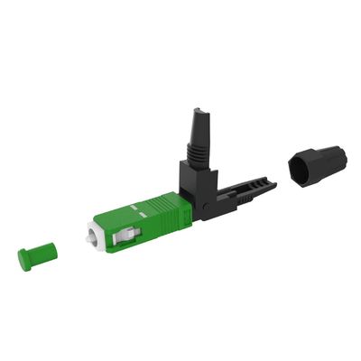 Simplex SC Fiber Optic Fast Connector UPC lucidato per l'assemblaggio di campo FTTH in rete