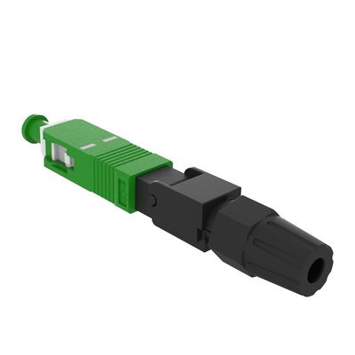 Simplex SC Fiber Optic Fast Connector UPC lucidato per l'assemblaggio di campo FTTH in rete