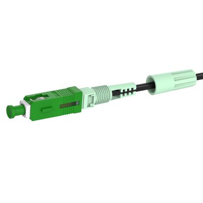 Connettore rapido a fibra ottica di rete Simplex SC con cavo a goccia lucidato UPC -40- 85C