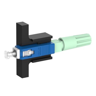 Connettore rapido a fibra ottica di rete Simplex SC con cavo a goccia lucidato UPC -40- 85C