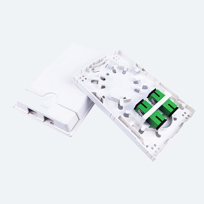 Pannello di presa di fibra ottica in plastica per FTTH e installazione in bi-core