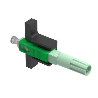 SC APC connettore veloce in fibra ottica per l'assemblaggio del campo di rete perdita di ritorno APC≥55dB