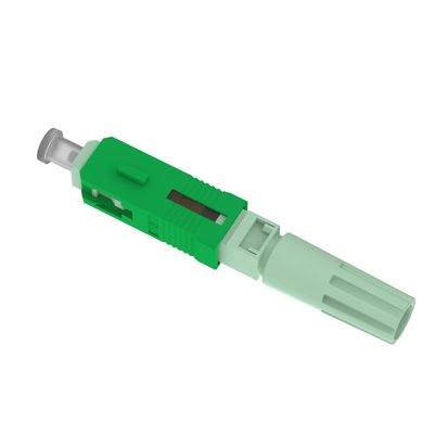 SC APC connettore veloce in fibra ottica per l'assemblaggio del campo di rete perdita di ritorno APC≥55dB