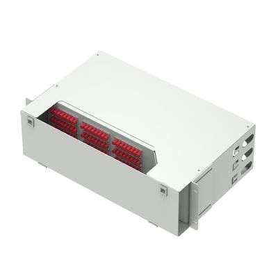 Rete ODN 19 pollici Swing Patch Panel UPC Tipo 96 Core Attrezzature in fibra ottica per FTTX