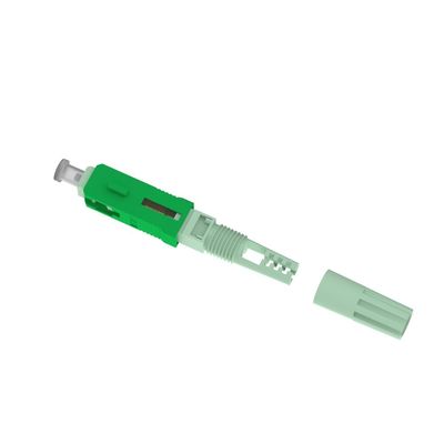 SC APC connettore veloce in fibra ottica per l'assemblaggio del campo di rete perdita di ritorno APC≥55dB