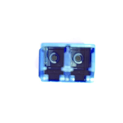 FTTH Duplex LC UPC Adapter a fibra ottica 2 Port Coupler PBT Design senza orecchie per la rete