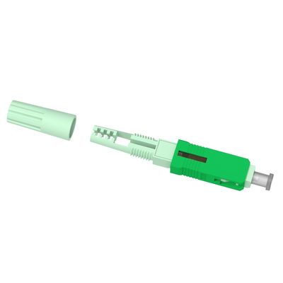 SC APC connettore veloce in fibra ottica per l'assemblaggio del campo di rete perdita di ritorno APC≥55dB