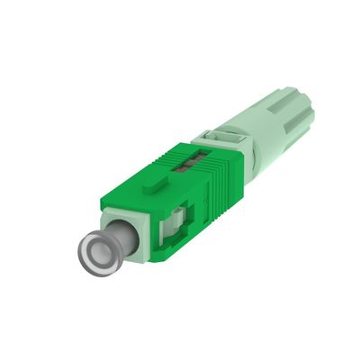 SC APC connettore veloce in fibra ottica per l'assemblaggio del campo di rete perdita di ritorno APC≥55dB