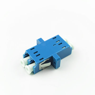 2 porte PBT LC UPC Adapter a fibra ottica Eared Duplex Coupler per accoppiatore a fibra ottica