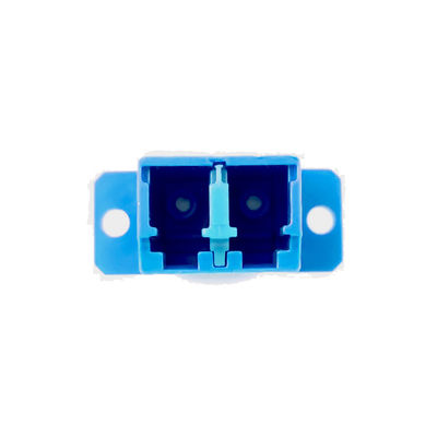 2 porte PBT LC UPC Adapter a fibra ottica Eared Duplex Coupler per accoppiatore a fibra ottica