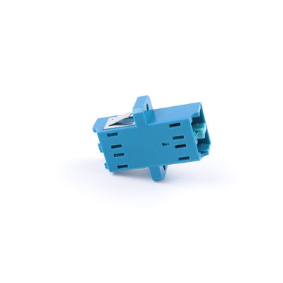 2 porte PBT LC UPC Adapter a fibra ottica Eared Duplex Coupler per accoppiatore a fibra ottica