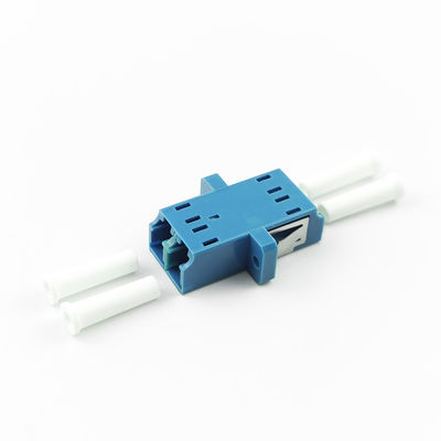 2 porte PBT LC UPC Adapter a fibra ottica Eared Duplex Coupler per accoppiatore a fibra ottica