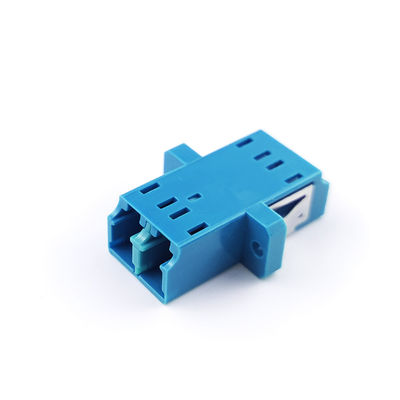 2 porte PBT LC UPC Adapter a fibra ottica Eared Duplex Coupler per accoppiatore a fibra ottica