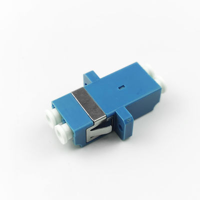 2 porte PBT LC UPC Adapter a fibra ottica Eared Duplex Coupler per accoppiatore a fibra ottica