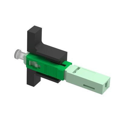 Simplex SC APC Fiber Optic Fast Connector 5 utilizzato per l'assemblaggio di rete LAN cablata