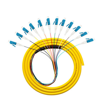 Trasmissione di segnale stabile LC UPC Pigtail in fibra ottica con lunghezza personalizzabile e 5