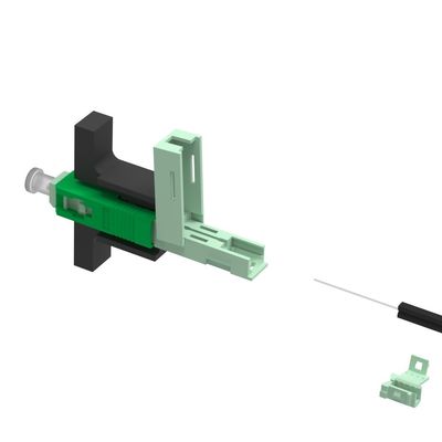 Simplex SC APC Fiber Optic Fast Connector 5 utilizzato per l'assemblaggio di rete LAN cablata
