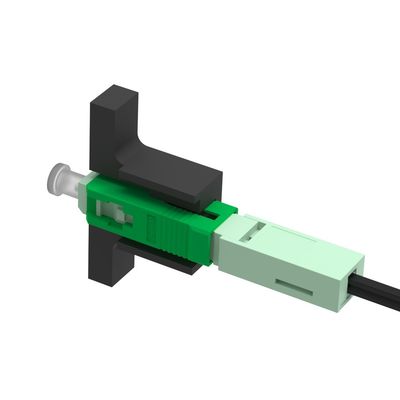 Simplex SC APC Fiber Optic Fast Connector 5 utilizzato per l'assemblaggio di rete LAN cablata