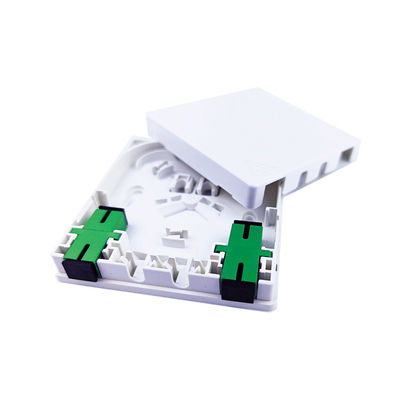 Connettore SC tipo 2 nuclei pannello di presa di fibra ottica in plastica per FTTH all'interno