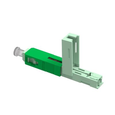 Simplex SC APC Fiber Optic Fast Connector 5 utilizzato per l'assemblaggio di rete LAN cablata