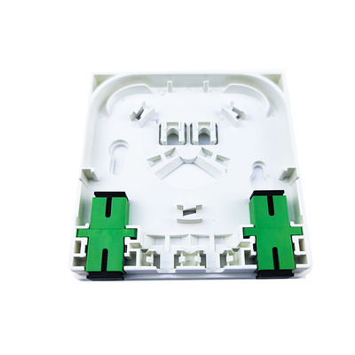 Connettore SC tipo 2 nuclei pannello di presa di fibra ottica in plastica per FTTH all'interno