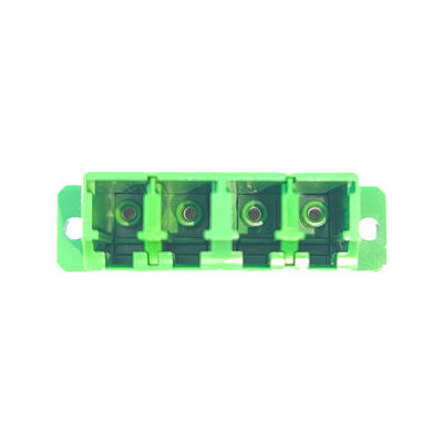 LC/APC Fibra ottica adattatore trasformazione quadrata orecchio in colore verde