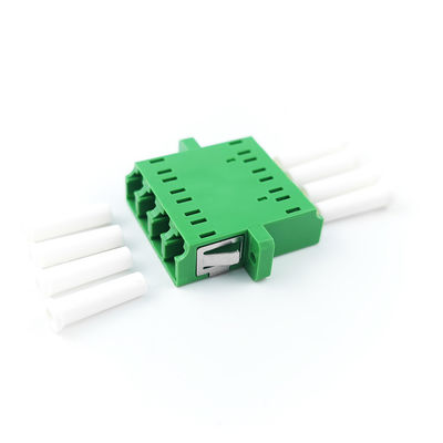 LC/APC Fibra ottica adattatore trasformazione quadrata orecchio in colore verde