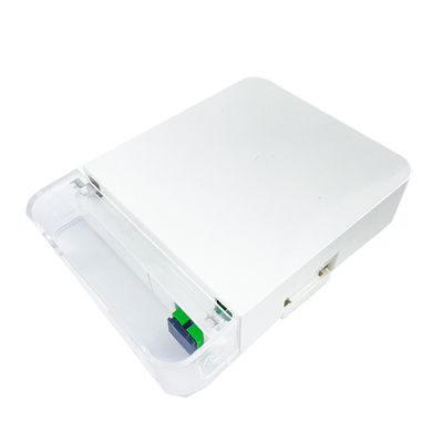 FTTH Network Indoor Fiber Optic Faceplate Socket Panel con 1 Core SC Connector Type