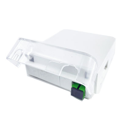 FTTH Network Indoor Fiber Optic Faceplate Socket Panel con 1 Core SC Connector Type