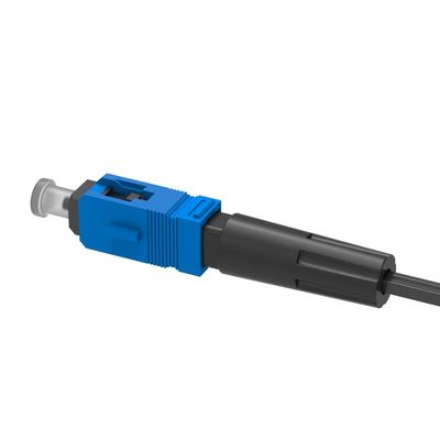 Assemblaggio sul campo Simplex SC UPC connettore veloce in fibra ottica per una facile installazione della rete