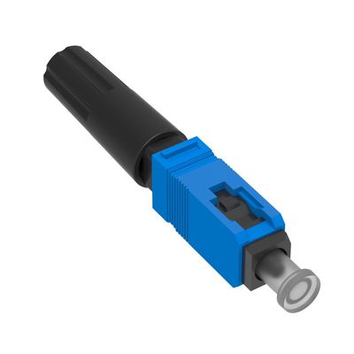 Assemblaggio sul campo Simplex SC UPC connettore veloce in fibra ottica per una facile installazione della rete