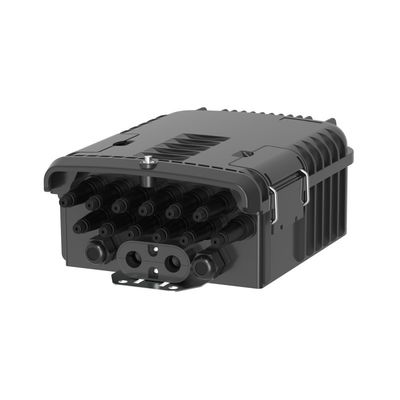 Scatola di ripartizione in fibra ottica FTTH esterna per 48 capacità di splicing e 3 porte principali del cavo
