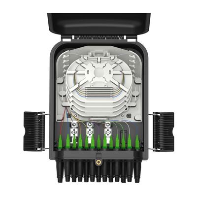 Scatola di ripartizione in fibra ottica FTTH esterna per 48 capacità di splicing e 3 porte principali del cavo