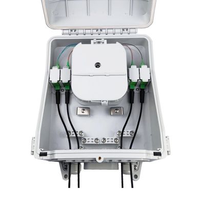 16 Core Outdoor Fiber Optic Terminal Distribution Box per cavo a goccia e cavo principale