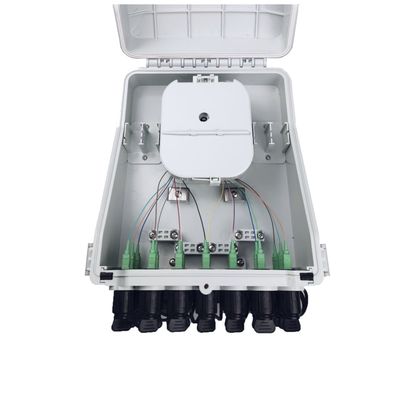 16 Core Outdoor Fiber Optic Terminal Distribution Box per cavo a goccia e cavo principale