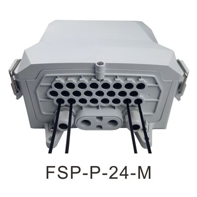 16 Core Outdoor Fiber Optic Terminal Distribution Box per cavo a goccia e cavo principale