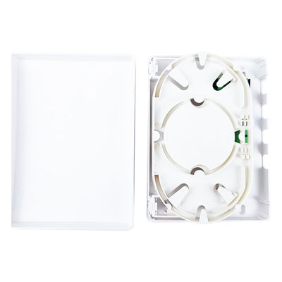 SC Connector 4 Core Plastic Fiber Optic Faceplate Socket Panel per reti FTTH 5