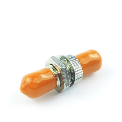 ST APC Simplex accoppiatore circolare a fibra ottica per materiale plastico in lega di zinco FTTH