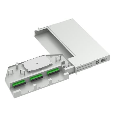 Rete ODN 24 Core APC SC Tipo 19 pollici pannello di patch oscillante quadro di distribuzione ottica