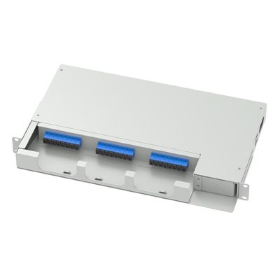 Quadro di distribuzione subottico 24 core Swing Patch Panel per centri dati FTTH di rete