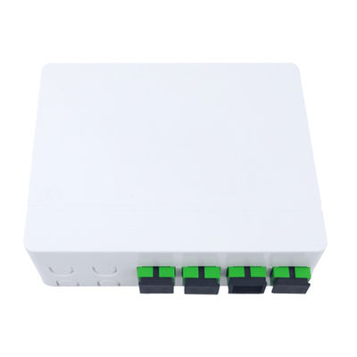 5 FTTX 4 Core Plastic Fiber Optic Faceplate Socket Panel per e FTTX
