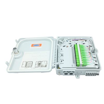 Fibra ottica Box di distribuzione Accesso FTTH Outdoor 12 Core Termination IP68 Telecom Power