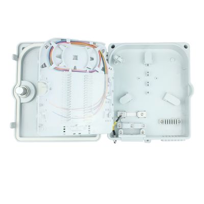 Fibra ottica Box di distribuzione Accesso FTTH Outdoor 12 Core Termination IP68 Telecom Power