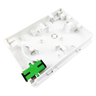 2 nuclei di plastica in fibra ottica Socket Panel SC Tipo di connettore per reti LAN cablate